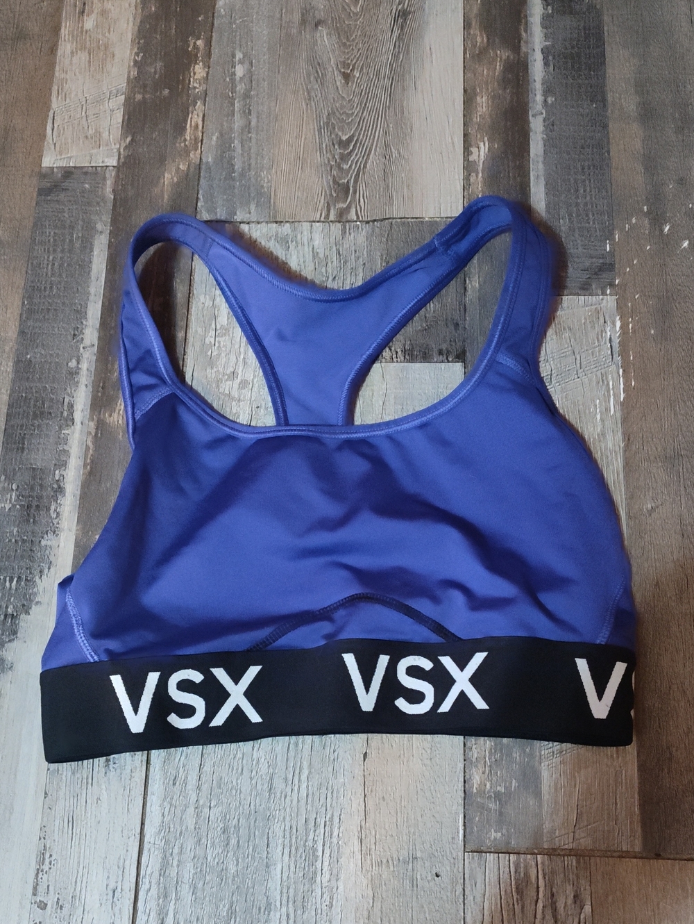 5/$25 SALE VSX Violet No Padding Wire-Free Size Small Racerback Sports Bra
